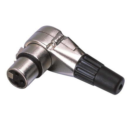 Soundsation GO-LINK SXLR034M-B - wtyk kablowy XLR męski 3-pin, kątowy 90°, opakowanie 25 sztuk