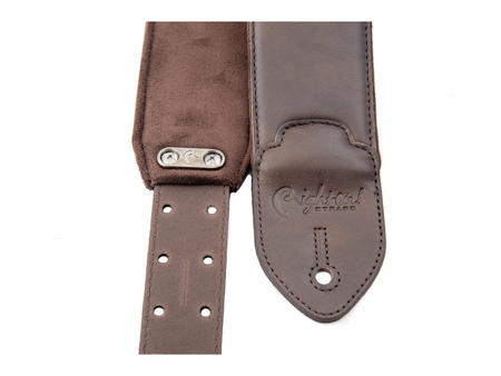 RightOn Straps 358 LEATHERCRAFT Vintage Black - Pas do Gitary