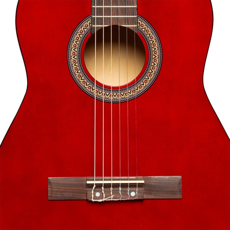 Stagg SCL50 3/4-RED - gitara klasyczna 3/4, czerwony