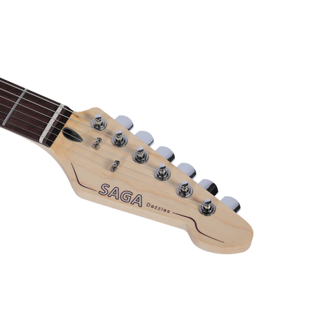 Gitara elektryczna SAGA Dazzles Mercury Gray (HSS)