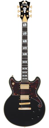 D’Angelico Deluxe Brighton Solid Black - gitara elektryczna