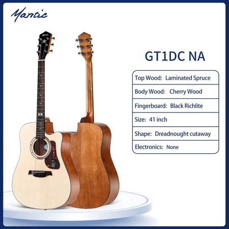 Gitara akustyczna Mantic GT-1DC NA