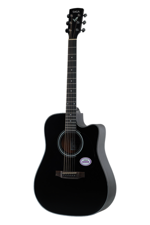 Gitara akustyczna SAGA SF600C BK