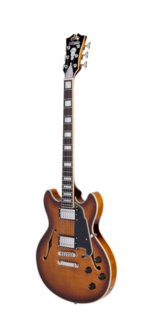 D'Angelico Premier Mini DC Dark Iced Tea Burst - gitara elektryczna
