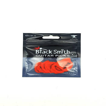 BlackSmith Delrin Standard 0.50mm RED - kostki do gitary 12 szt.