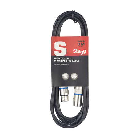 Stagg SMC3 BL - kabel mikrofonowy 3m