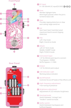Efekt do gitary Musontek Dream Castle D2411