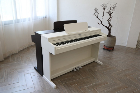 Dynatone SLP-260 - pianino cyfrowe 88 klawiszy, Bluetooth Audio/MIDI, kolor biały
