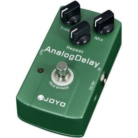 Joyo JF-33 Analog Delay - gitarowy efekt delay z regulacją czasu, liczby powtórzeń i poziomu echa oraz true bypass
