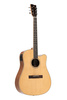 Stagg SA45 DCE-LW - gitara elektroakustyczna Dreadnought z cutaway, świerk i lacewood