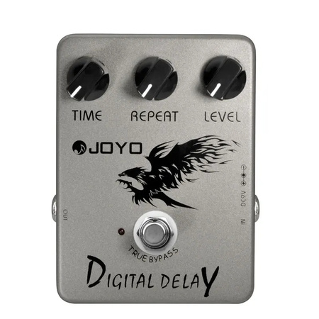 Joyo JF-08 Digital Delay - gitarowy efekt delay 25-600 ms o analogowym charakterze brzmienia, z true bypass
