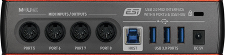 ESI M4UeX - interface MIDI