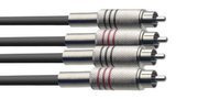 Stagg STC3C - kabel audio, 3 m, czarny