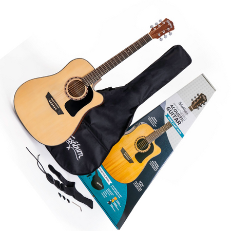 WASHBURN AD 5 CE (N) PACK – elektroakustyczna gitara z pickupem, cutaway, naturalny lakier