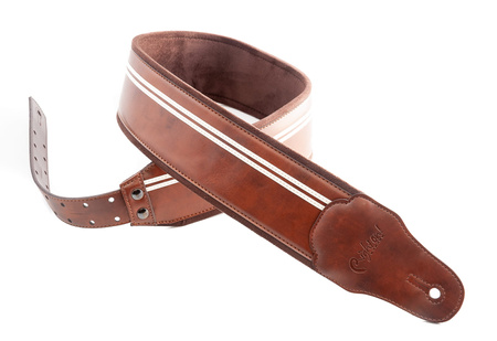 RightOn Straps GROOVE B-Race Brown - Pasek do Gitary