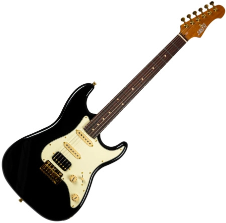 GITARA ELEKTRYCZNA - JET JS-480 BK G HSS