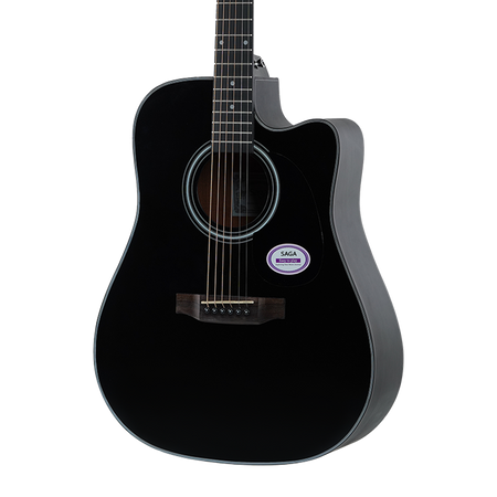 Gitara akustyczna SAGA SF600C BK