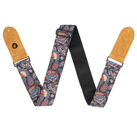 Prodipe SJACQUARD1 - żakardowy pasek gitarowy 50 mm, wzór roślinny