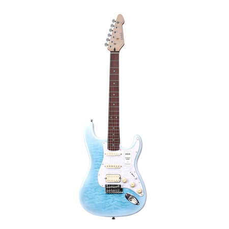 Gitara elektryczna SAGA Dazzles Cosmic Ocean (HSS)