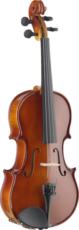 Stagg VN-3/4 EF - skrzypce 3/4 z litego drewna, hebanowa podstrunnica, zestaw