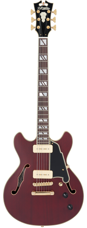 D’Angelico Deluxe Mini DC Trans Wine - gitara elektryczna