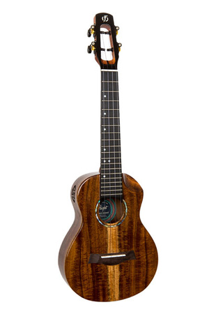 Ukulele koncertowe Flight Spirit Concert EQA – top/tył/boki z akacji, elektroakustyczne