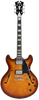 D'Angelico Premier DC Dark Iced Tea Burst - gitara elektryczna