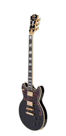 D’Angelico Deluxe Brighton Solid Black - gitara elektryczna