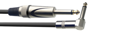 Stagg SGC1,5PL DL - kabel instrumentowy, 1.5 m, czarny