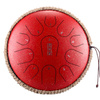 Tongue drum 11 ton 14" premium Hluru TB11-14-GalaxyRed