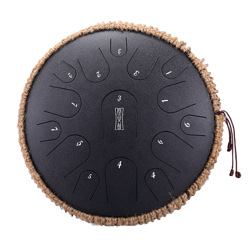 Tongue drum 11 ton 14" premium Hluru TB11-14-Charcoal