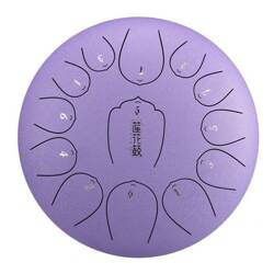 Lotus tongue drum 12" 13 ton Hluru-Huashu THL13-12-Lavender