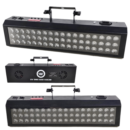 LIGHT4ME UV DMX BAR 54X3W efekt oświetleniowy list