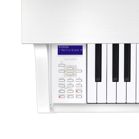 Pianino cyfrowe Casio GP-310 WE – luksusowe pianino hybrydowe 88 klawiszy, klawiatura młoteczkowa