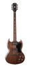 Prodipe GS300 Brown - gitara elektryczna HH z wklejanym gryfem i satynowym wykończeniem