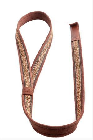 RightOn! Straps Classical Guitar Hook Havana Brown- Pas do gitary klasycznej