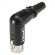 HICON HI-X3RF-M - gniazdo kablowe XLR, 3 styki, kątowe