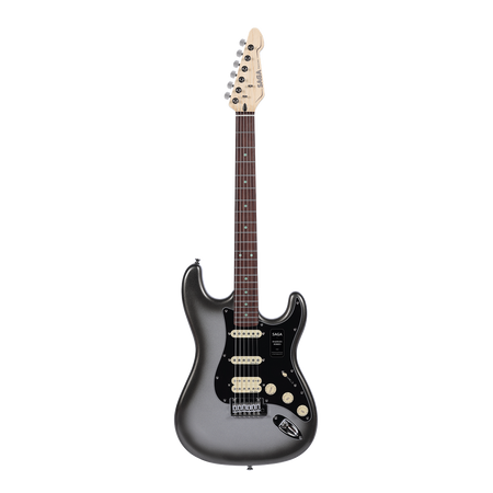 Gitara elektryczna SAGA Dazzles Mercury Gray (HSS)