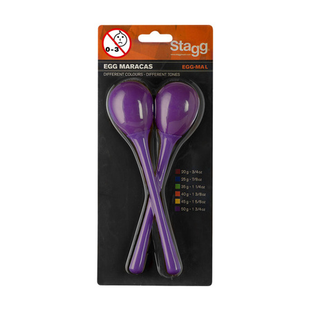 Stagg EGG-MA L/PP - marakasy, para