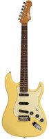 Jet JS-300 VYW R HSH – elektryczna gitara solid-body, HSH, szyjka klonowa, kolor kremowy