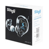 Stagg SPM-435 TR - hybrydowe słuchawki douszne, 4 przetworniki, przezroczyste