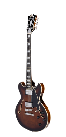 D'Angelico Premier Mini DC Brown Burst gitara elektryczna