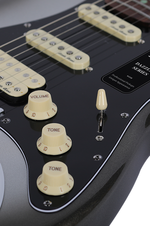 Gitara elektryczna SAGA Dazzles Mercury Gray (HSS)