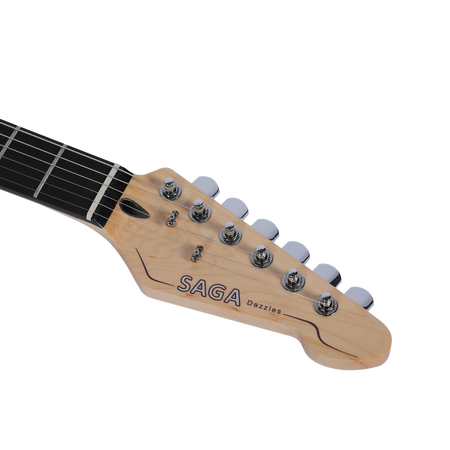 Gitara elektryczna SAGA Dazzles Dark Night Blue (HSS)