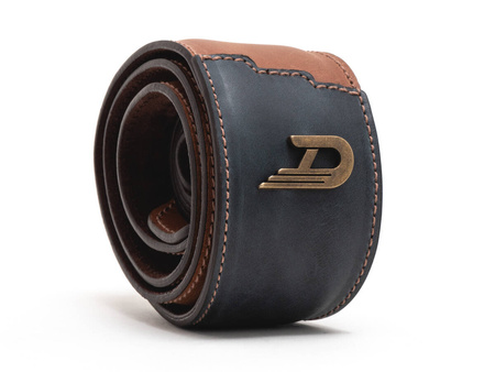 Duesenberg 3-Step Strap - Custom Brown Edition - skórzany pasek gitarowy