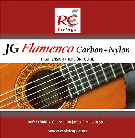 RC Strings FLM40 JG Flamenco Carbon + Nylon - struny do gitary flamenco, naciąg wysoki