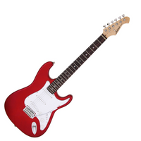 ARIA STG-003 (CA) – Elektryczna gitara typu Stratocaster, czerwony lakier, mostek tremolo