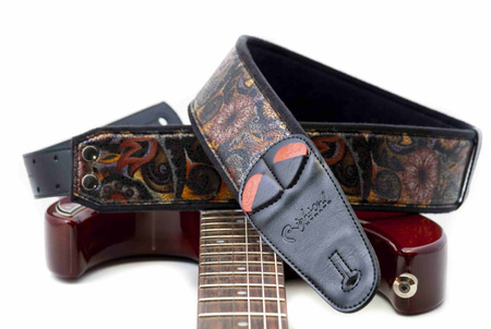 RightOn Straps Crunch Black- Pasek do gitary