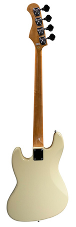Prodipe Guitars JB80 RA Vintage White - gitara basowa