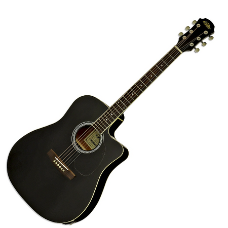 ARIA AWN-15 CE (BK) - elektroakustyczna gitara cutaway, system piezo, czarna, rozmiar pełny